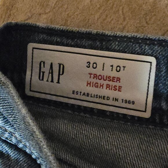 Gap trouser high rise jeans 10T - Picture 2 of 6